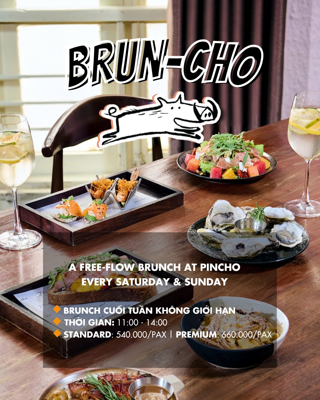 LET’S BRUN-CHO THIS WEEKEND