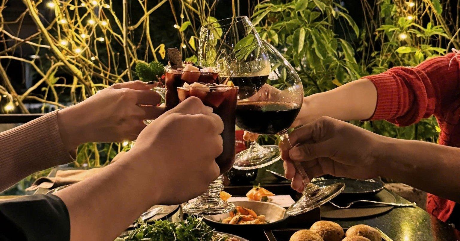 RAISE A GLASS TO THE FALL NIGHTS