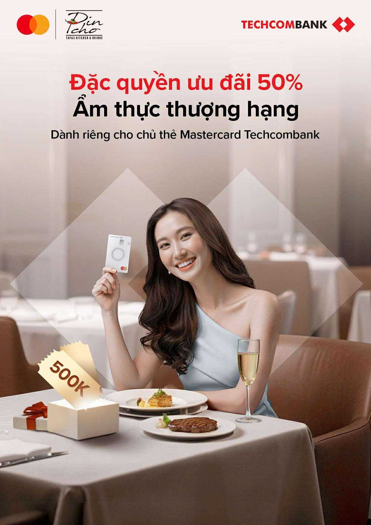 RỘN RÀNG MỞ TIỆC CÙNG TECHCOMBANK MASTERCARD